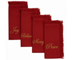 Joyful Holiday Napkins - Che Cose Belle