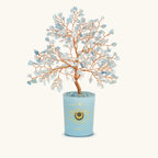Joyful Radiance Aquamarine March Birthday Tree - Che Cose Belle