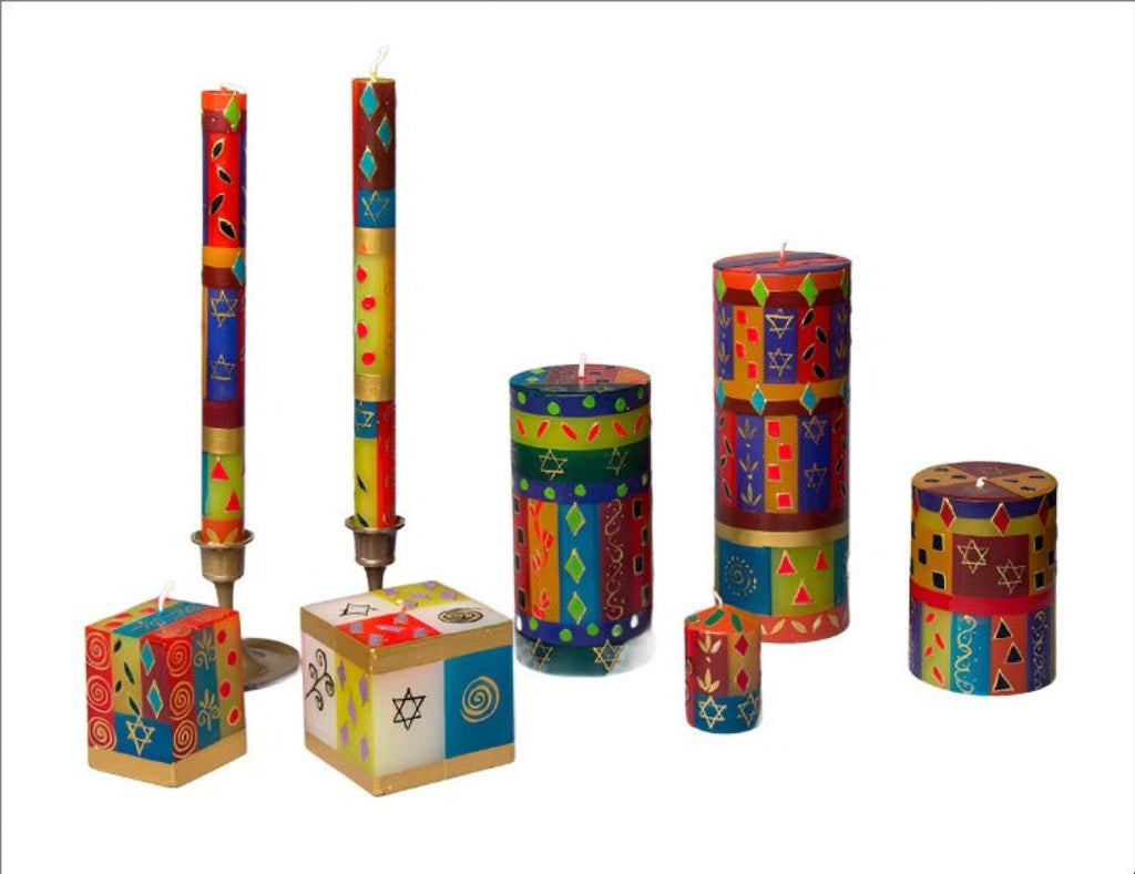 Judaica Painted Candles - Che Cose Belle