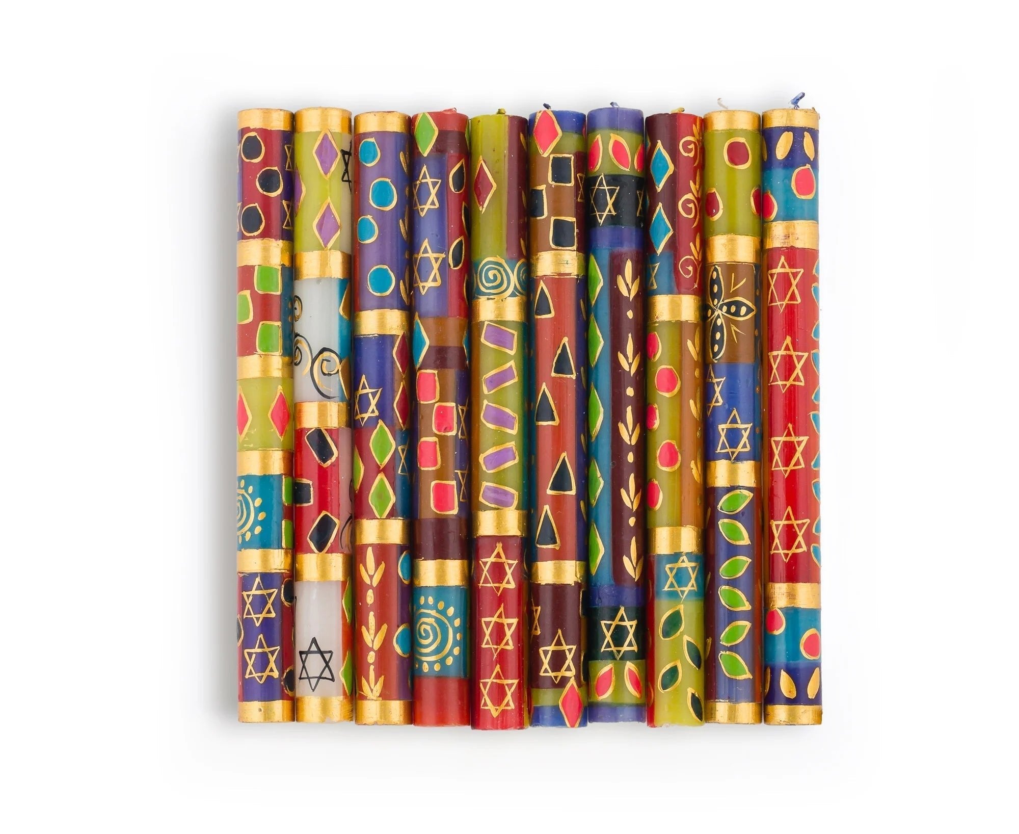 Judaica Painted Candles - Che Cose Belle