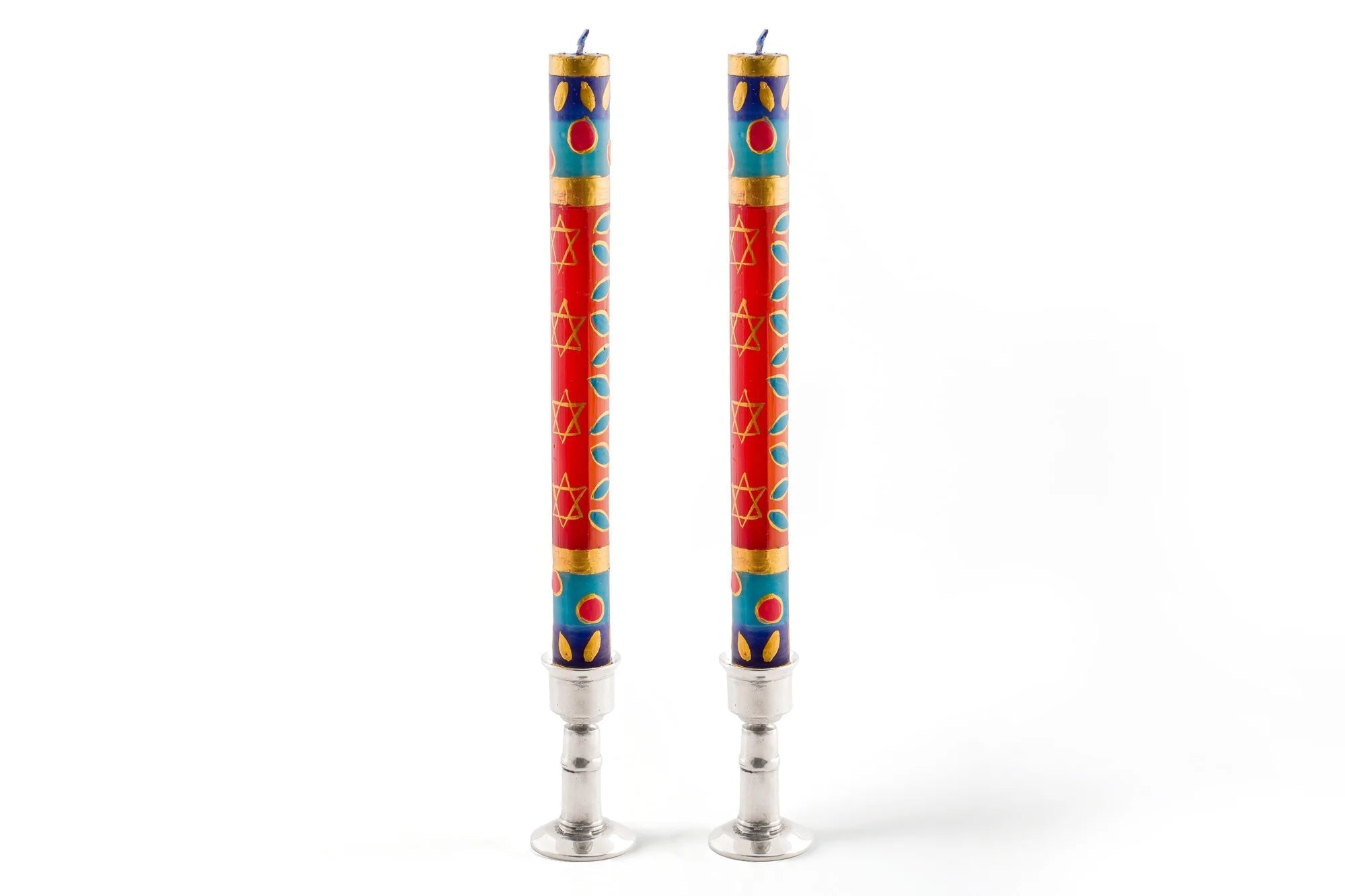 Judaica Painted Candles - Che Cose Belle