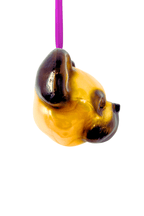 Julien the Pug Glass Christmas Ornament - Che Cose Belle