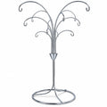 12-Arm Spiral Fountain Brass Silver Metal Ornament Stand Display 11.5 Inches (Taiwan)