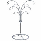 12-Arm Spiral Fountain Brass Silver Metal Ornament Stand Display 11.5 Inches (Taiwan)
