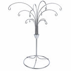 12-Arm Spiral Fountain Brass Silver Metal Ornament Stand Display 11.5 Inches (Taiwan)