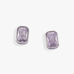 June Emerald - Cut Birthstone Stud Earrings - Che Cose Belle