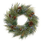 Juniper and Pincone Mixed Pine Wreath | 24'' - Che Cose Belle