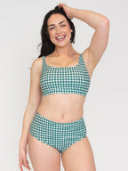 Juniper Gingham Scoop Bralette - Che Cose Belle