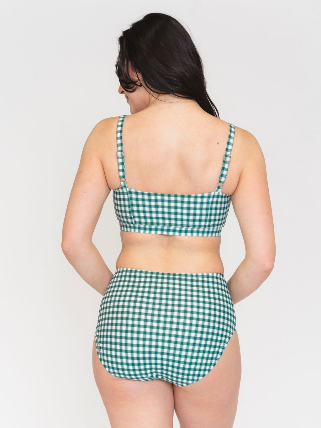 Juniper Gingham Scoop Bralette - Che Cose Belle
