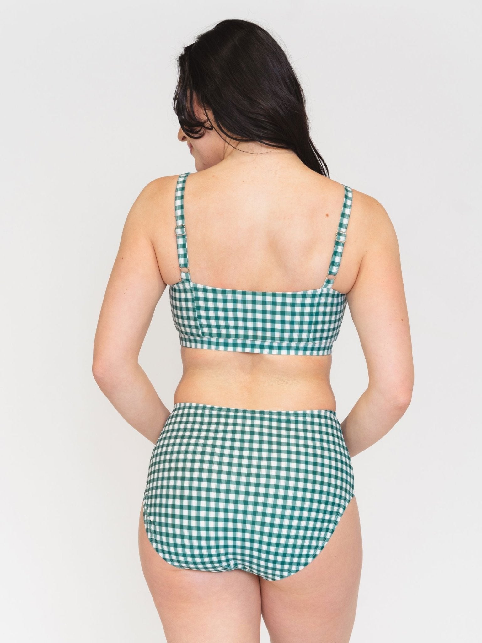 Juniper Gingham Scoop Bralette - Che Cose Belle