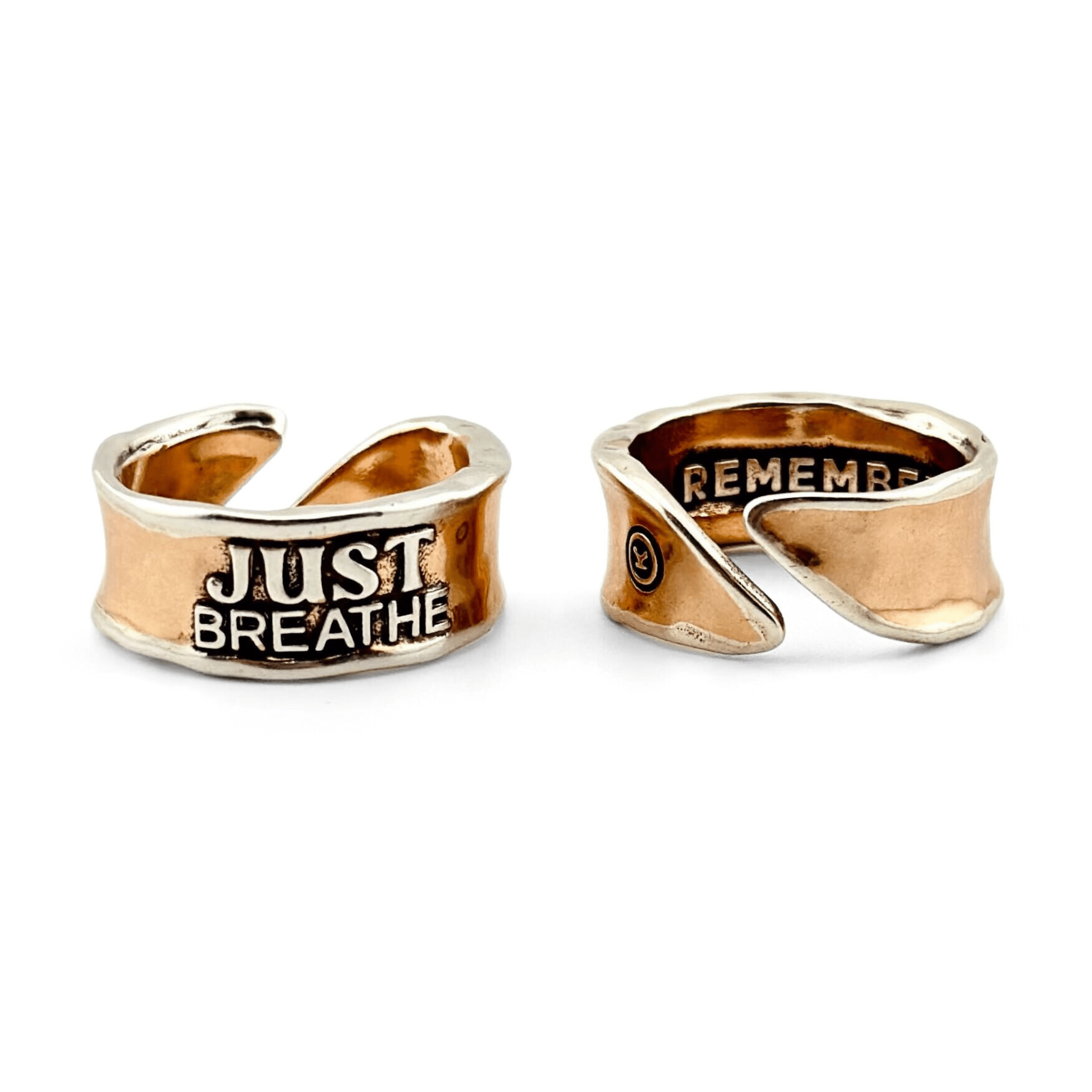 Just Breathe Remember Adjustable Ring - Che Cose Belle