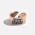 Just Breathe Remember Adjustable Ring - Che Cose Belle