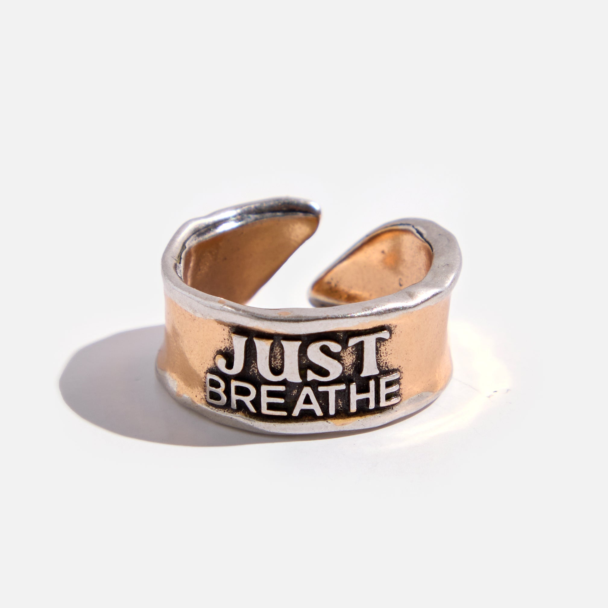 Just Breathe Remember Adjustable Ring - Che Cose Belle