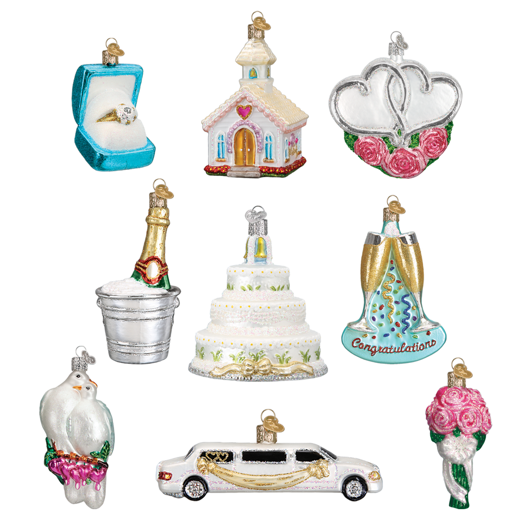 Just Married Collection Ornaments - Che Cose Belle
