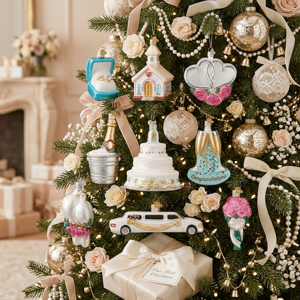 Just Married Collection Ornaments - Che Cose Belle