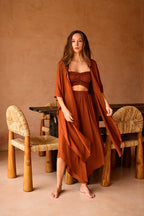 Kaia Flowy Kimono Wrap Duster - Che Cose Belle