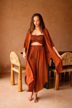 Kaia Flowy Kimono Wrap Duster - Che Cose Belle