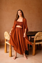 Kaia Flowy Kimono Wrap Duster - Che Cose Belle