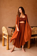 Kaia Flowy Kimono Wrap Duster - Che Cose Belle