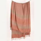 Kallpa Collection - Faded Coral with Braided Fringe - Che Cose Belle