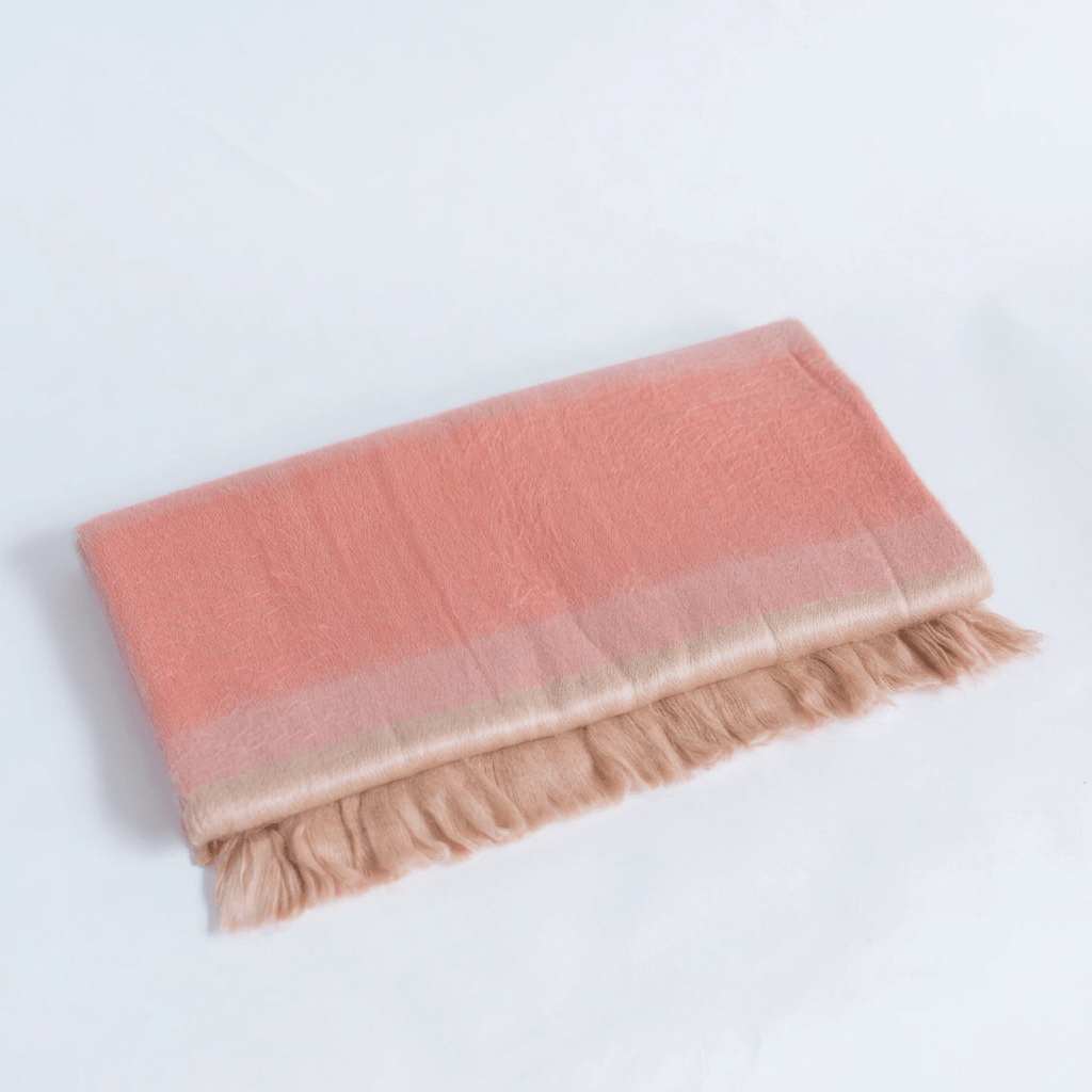 Kallpa Collection - Faded Coral with Eyelash Trim - Che Cose Belle
