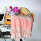 Kallpa Collection - Faded Coral with Eyelash Trim - Che Cose Belle
