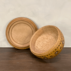 Kalyna Vintage Round Carved Keepsake Box - Che Cose Belle