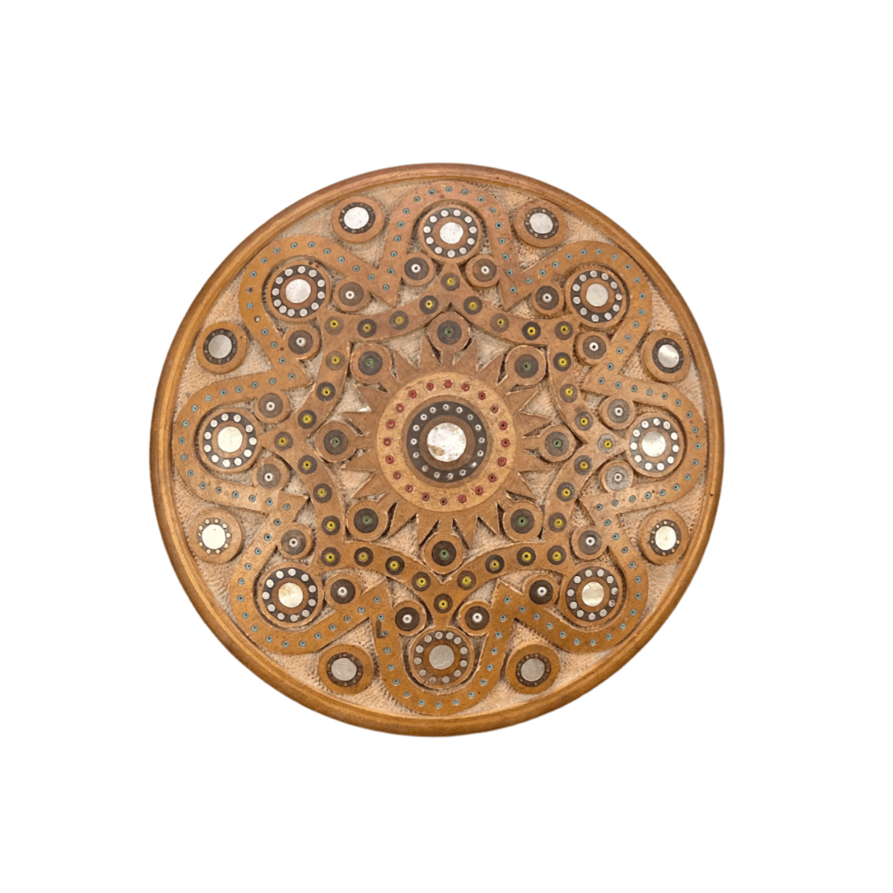 Kalyna Vintage Round Carved Keepsake Box - Che Cose Belle