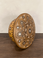 Kalyna Vintage Round Carved Keepsake Box - Che Cose Belle