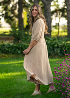 Kayleen Tan Smocked Bodice Gauze Dress - Che Cose Belle