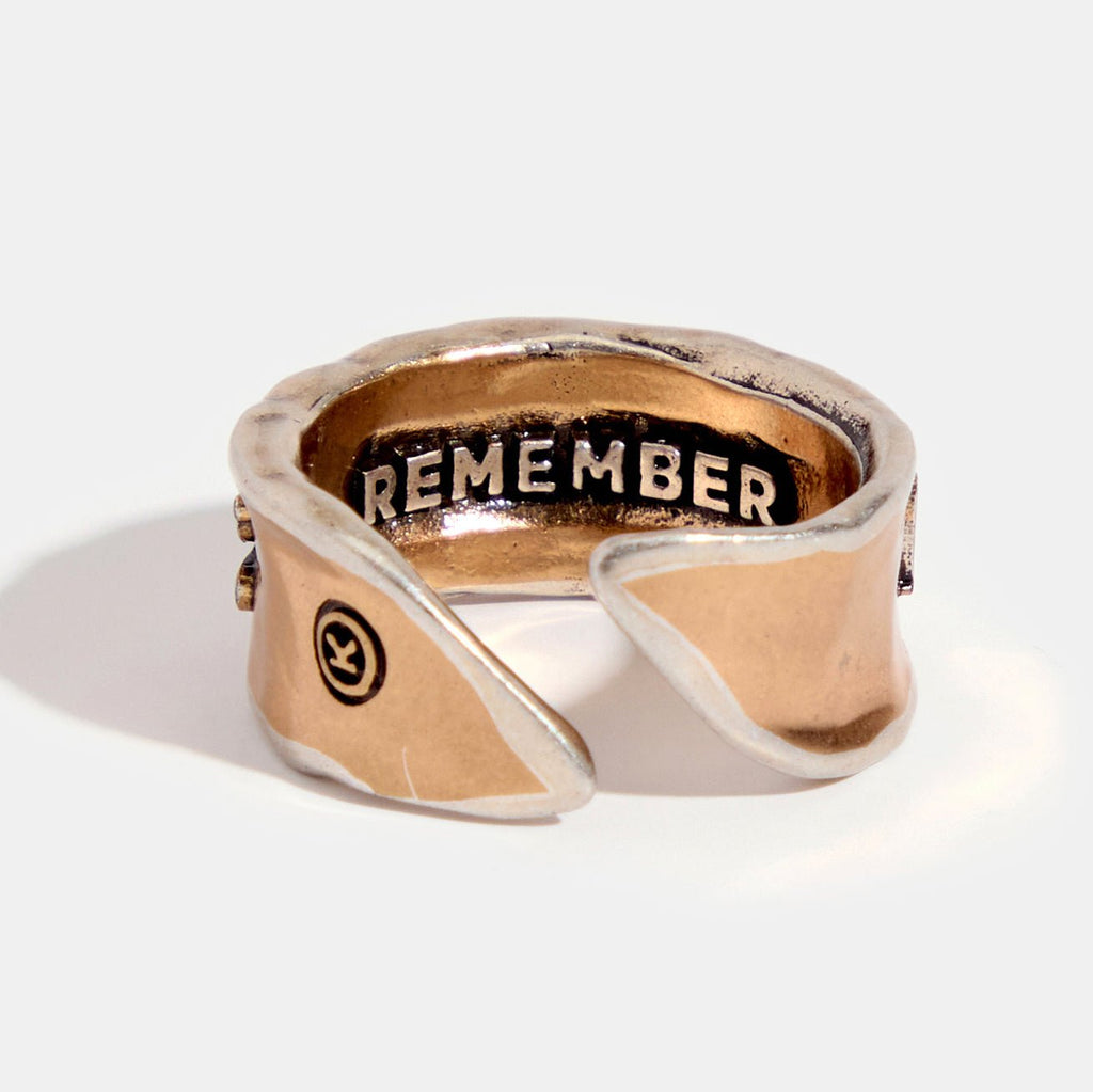 Keep Going Remember Adjustable Ring - Che Cose Belle