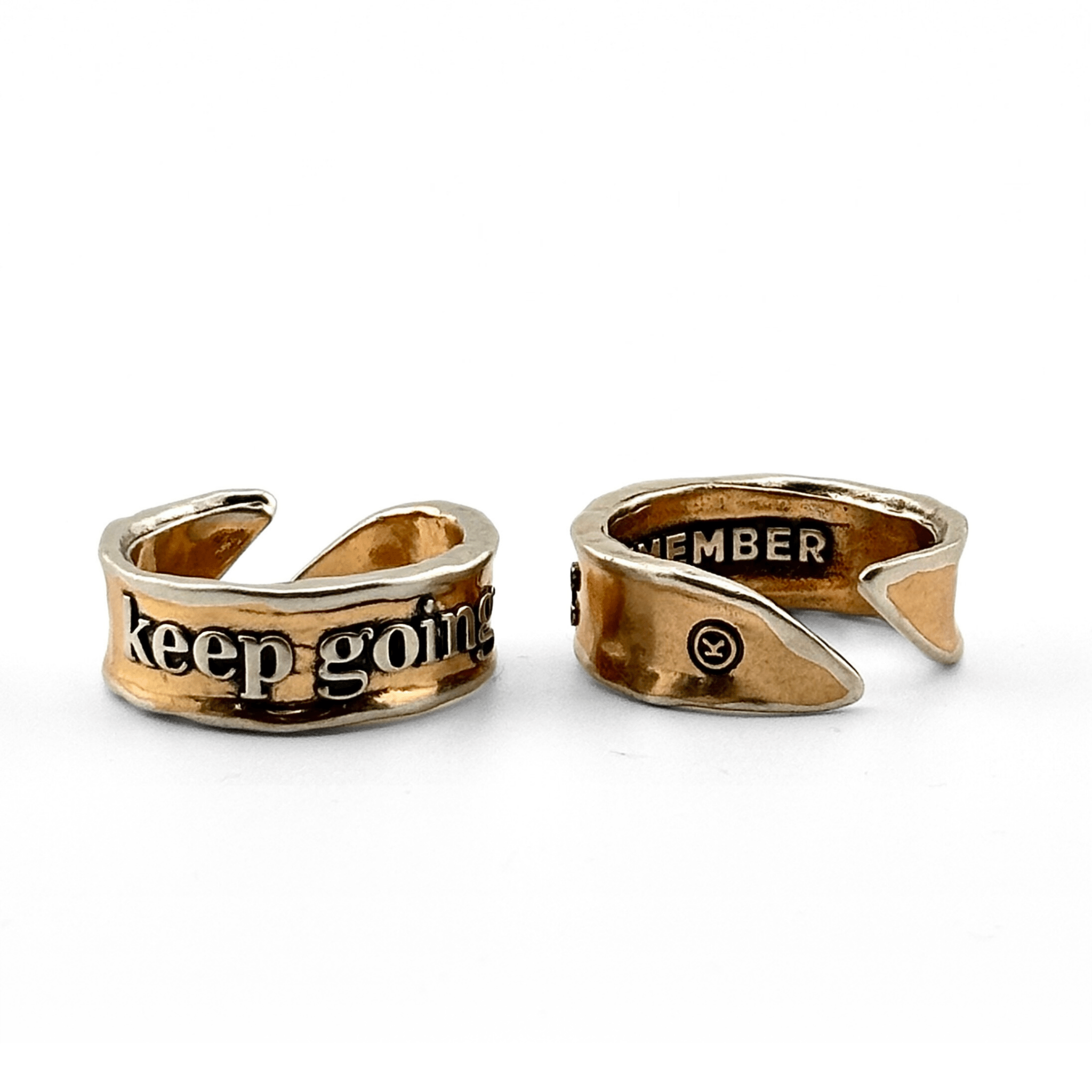 Keep Going Remember Adjustable Ring - Che Cose Belle