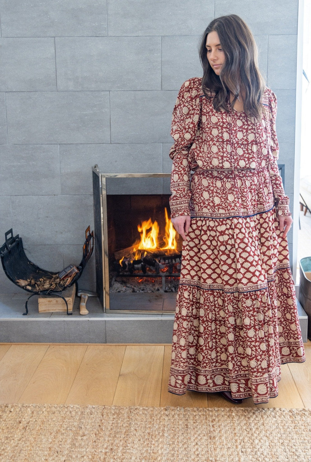 Kennedy Top in Red Lotus - Che Cose Belle