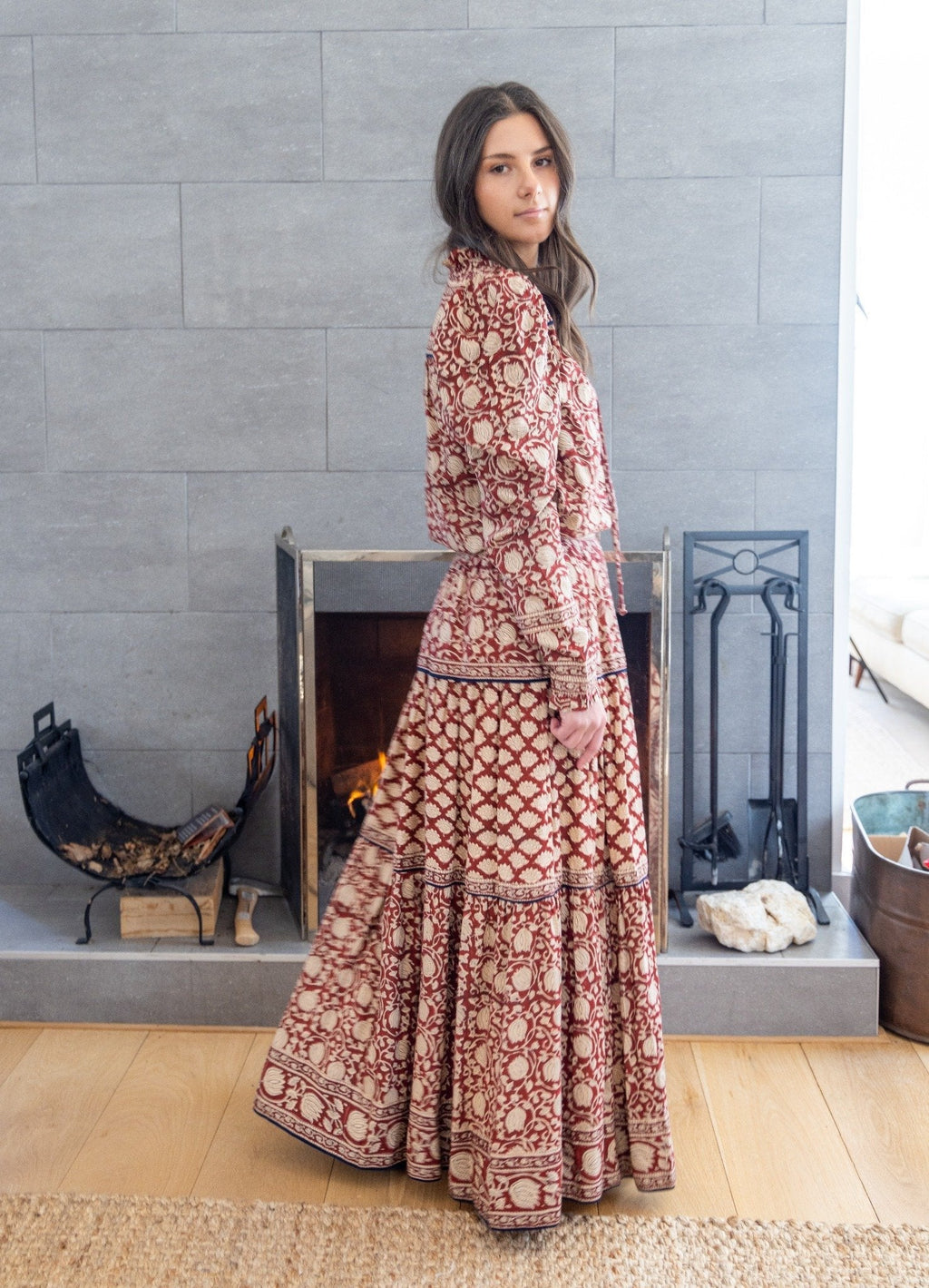 Kennedy Top in Red Lotus - Che Cose Belle