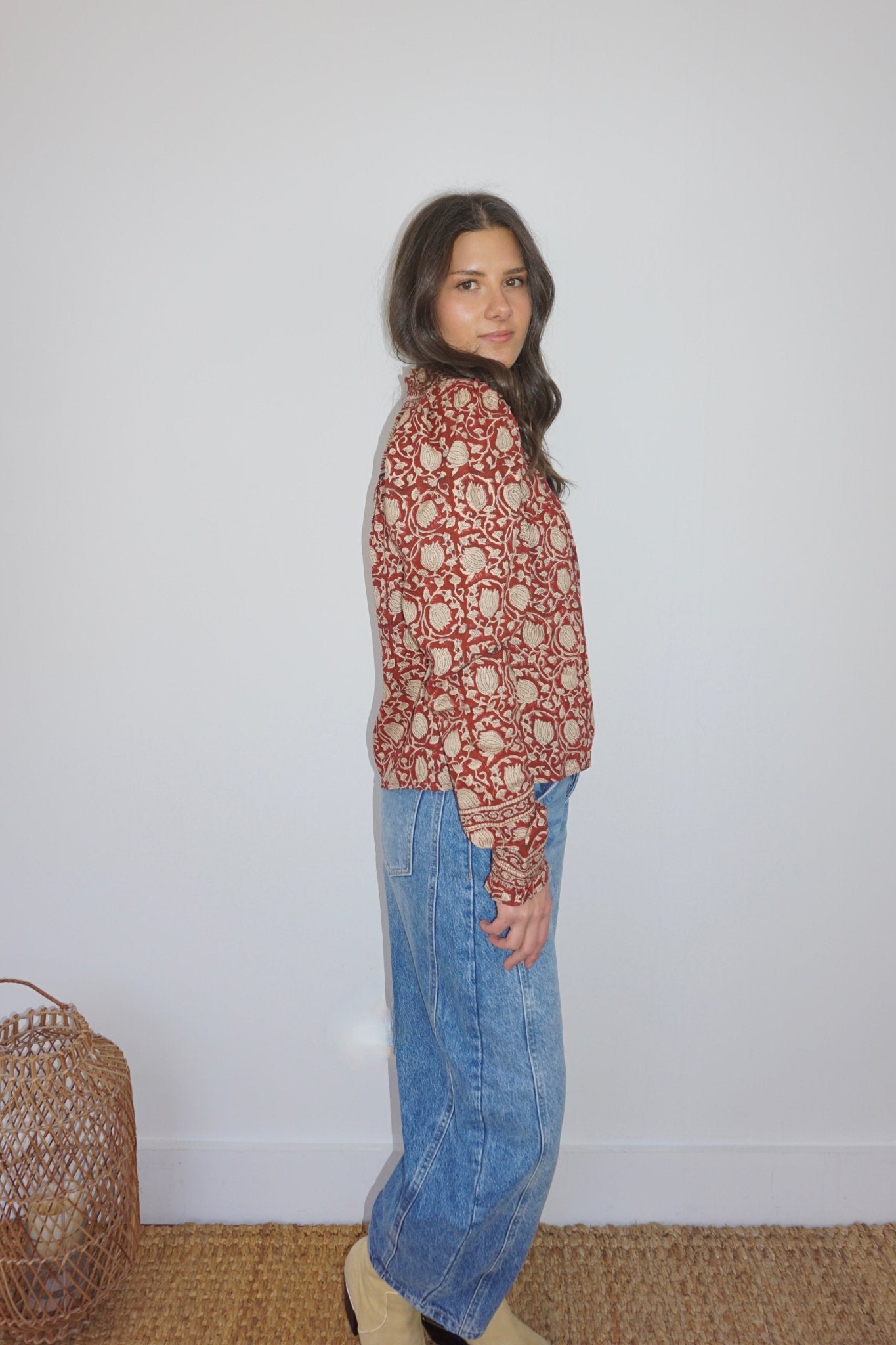 Kennedy Top in Red Lotus - Che Cose Belle