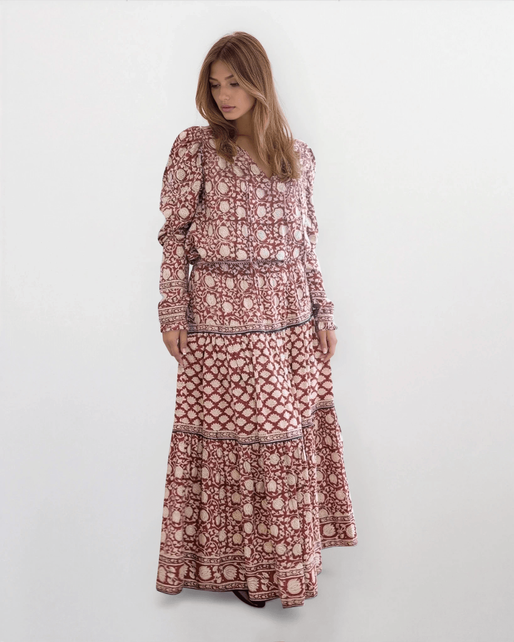 Kennedy Top in Red Lotus - Che Cose Belle