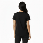 Kenzi Black Short Sleeve Crew - Che Cose Belle