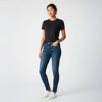Kenzi Black Short Sleeve Crew - Che Cose Belle