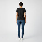 Kenzi Black Short Sleeve Crew - Che Cose Belle