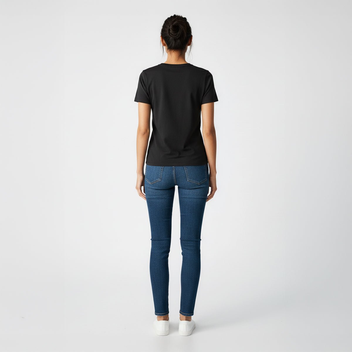 Kenzi Black Short Sleeve Crew - Che Cose Belle