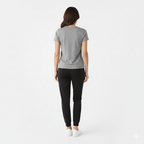 Kenzi Grey Short Sleeve Crew - Che Cose Belle