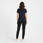 Kenzi Navy Short Sleeve Crew - Che Cose Belle