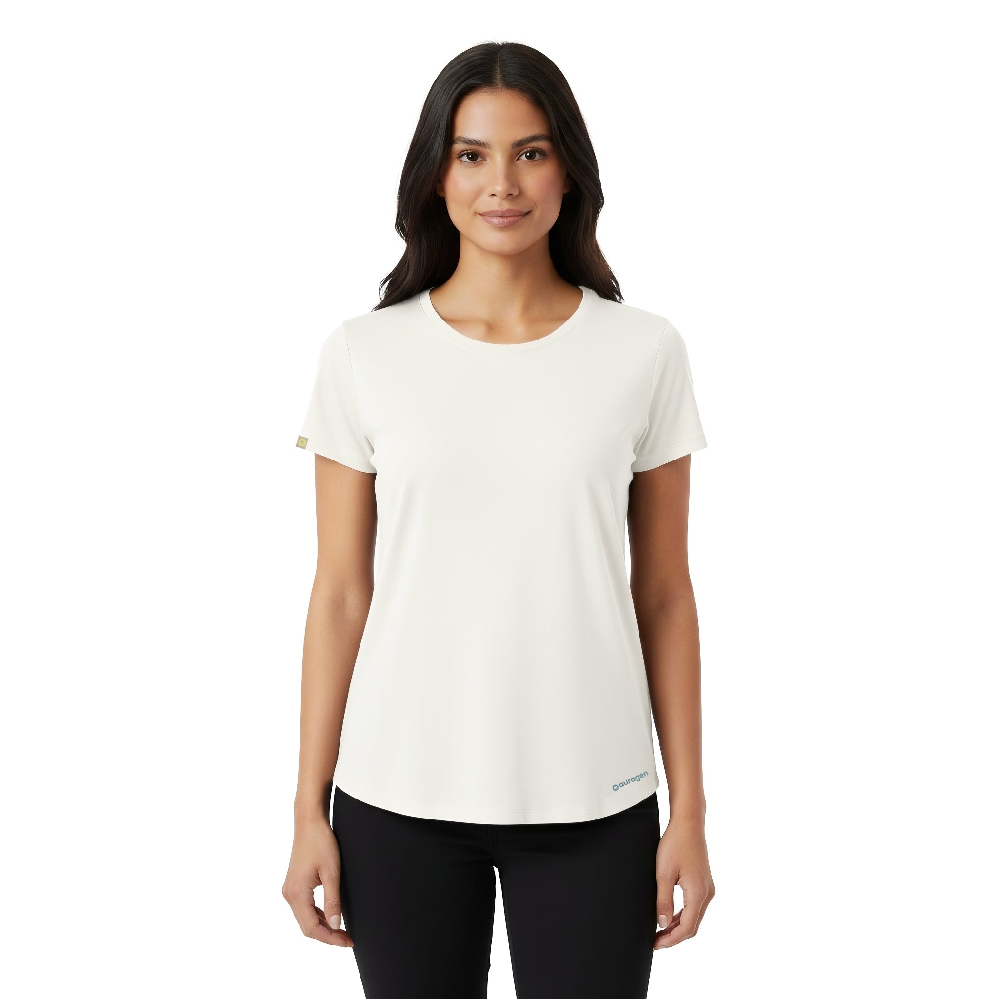 Kenzi White Short Sleeve Crew - Che Cose Belle