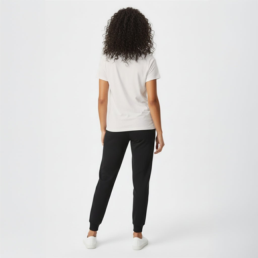 Kenzi White Short Sleeve Crew - Che Cose Belle