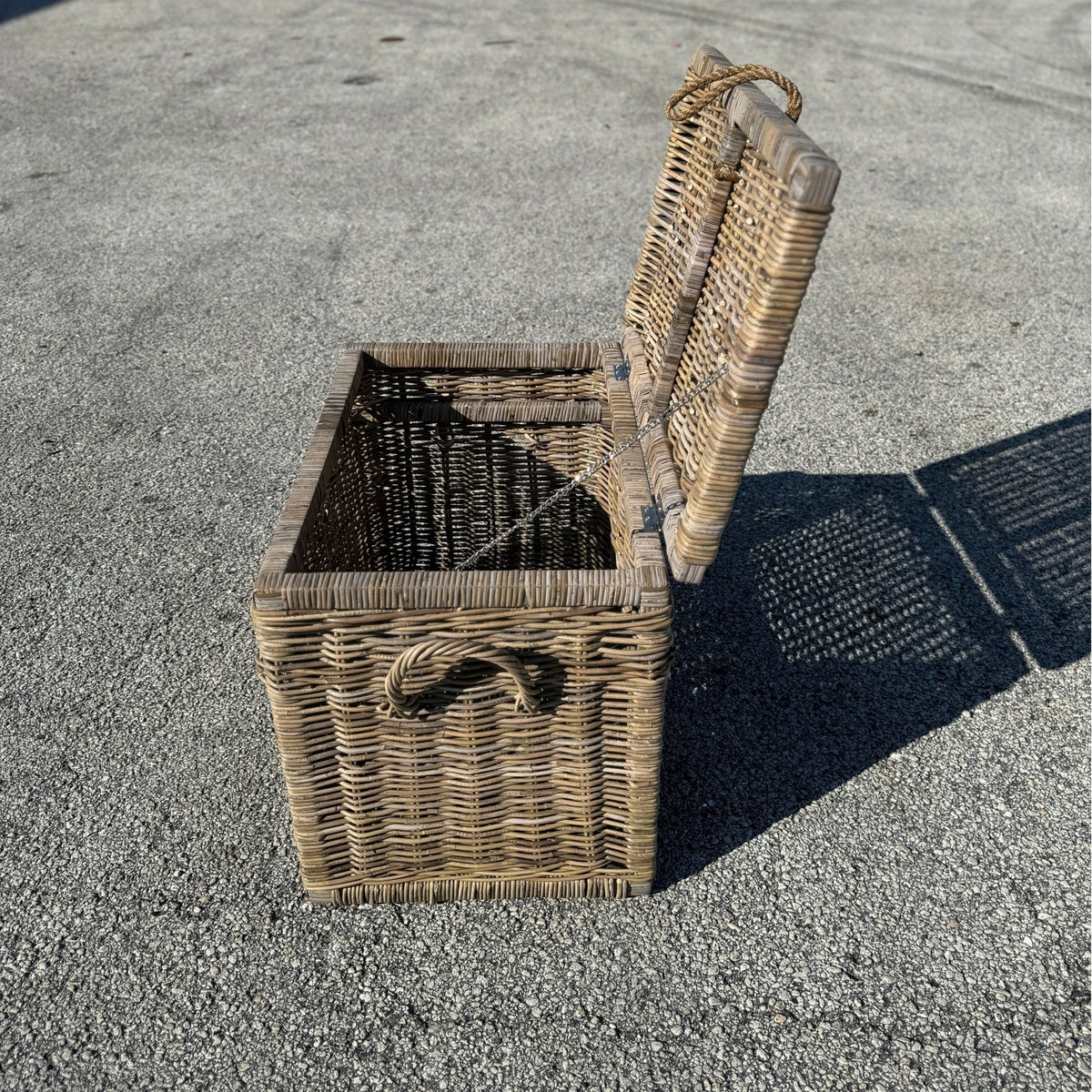 Key Largo Rattan Storage Trunk - Che Cose Belle