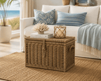 Key Largo Rattan Storage Trunk - Che Cose Belle