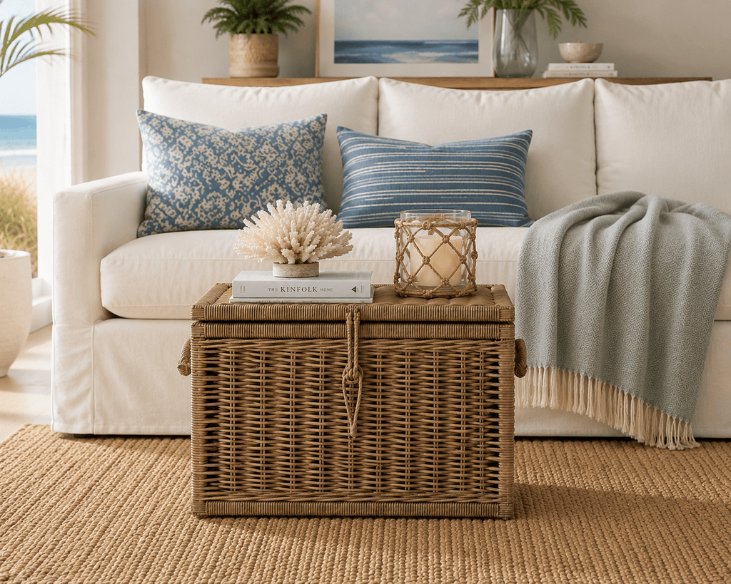 Key Largo Rattan Storage Trunk - Che Cose Belle