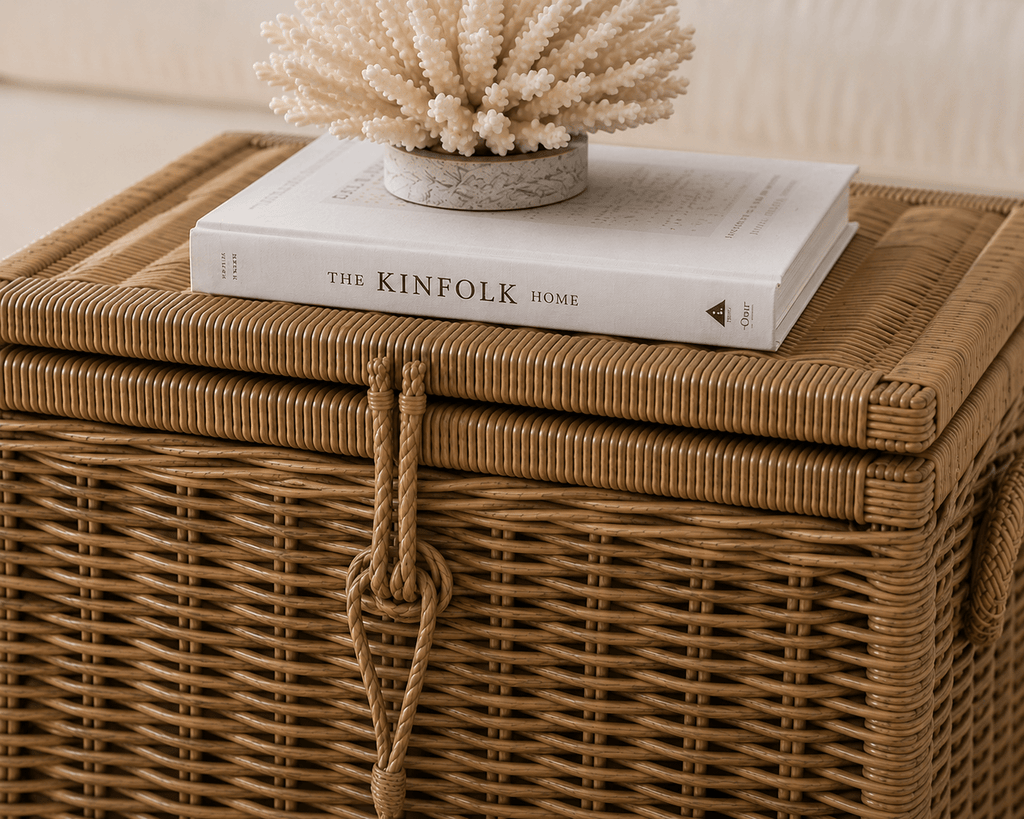 Key Largo Rattan Storage Trunk - Che Cose Belle
