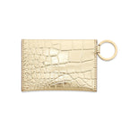 Keychain Wallet — Gold Leather Envelope Wallet - Che Cose Belle