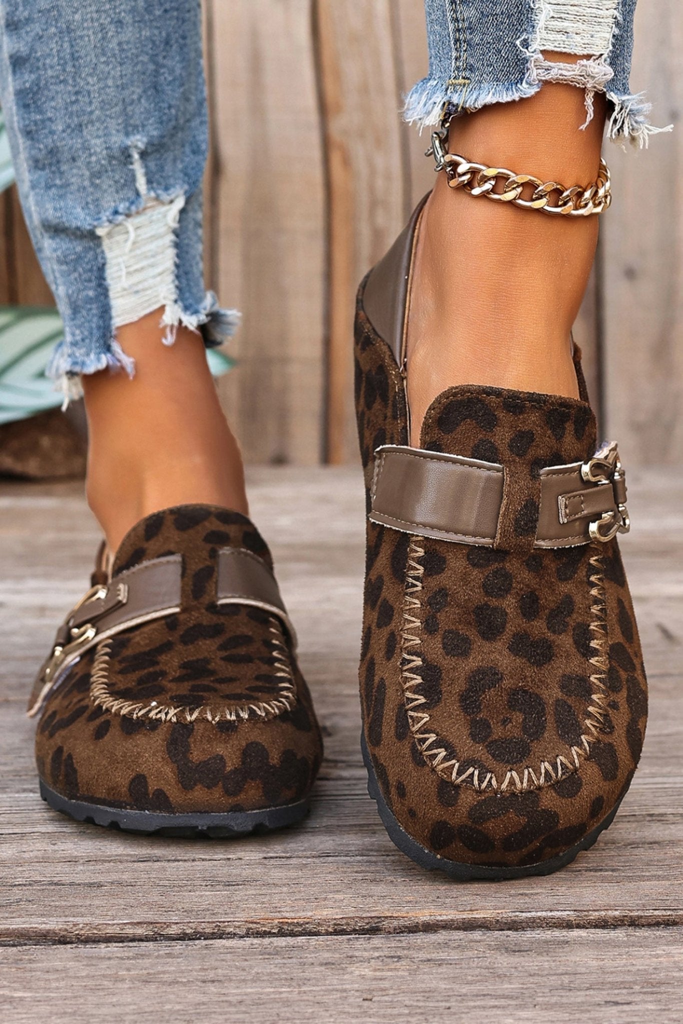 Keziah Buckle Slip On Shoes - Che Cose Belle